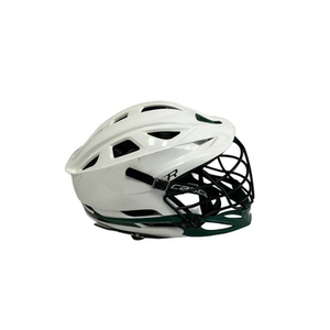 Used Cascade R OSFM Lacrosse Helmet White And Green  11692-S000143065