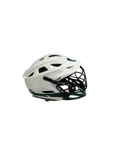 Used Cascade R OSFM Lacrosse Helmet White And Green  11692-S000143065