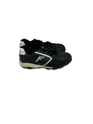 Used Franklin Youth 10 BB/SB Cleats Black And White 11692-S000143043