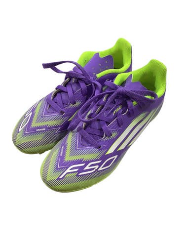 Used Adidas Soccer Cleats Purple Junior 02.5 11347-S000257725