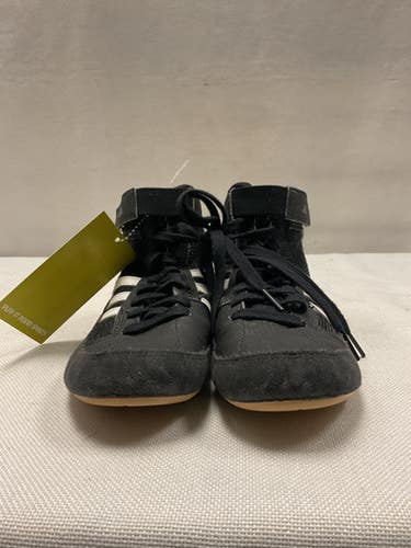 Used Adidas Wrestling Shoes Black Junior 01.5 11490-S000266548