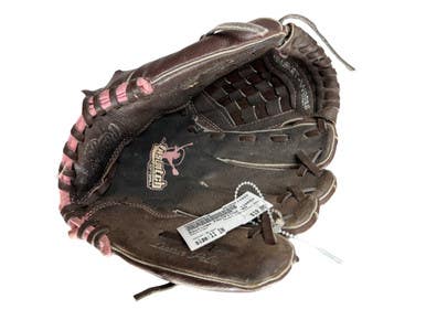 Used Rawlings FASTPITCH PRO RH Throw Fastpitch Gloves Brown 11" 11833-S000166818