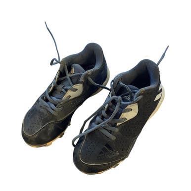 Used Adidas WHEELHOUSE 4K BB/SB Cleats Black Youth 13.0 11479-S000406944