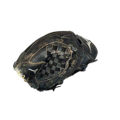 Used Mizuno POWER CLOSE BB/SB Glove LH Throw Black 10" 11479-S000406945