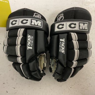 Used CCM TACKS 492 Youth Gloves Black 10" 11855-S000193124