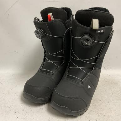 Used Burton MOTO BOA Mens Snowboard Boots Black Senior 12 11855-S000193116