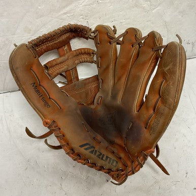 Used Mizuno Professional Model MM5075FB Baseball Glove RH Throw Brown 12" 11855-S000193062