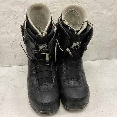 Used Burton MENS MOTO Mens Snowboard Boots Black Senior 14 11855-S000193057