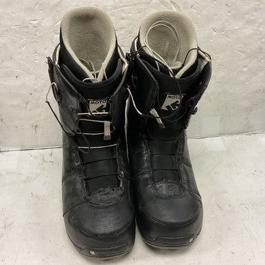 Used Burton MENS MOTO Mens Snowboard Boots Black Senior 14 11855-S000193057