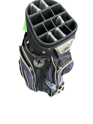 Used Slazenger 14 WAY CART BAG Mens Cart Bag Navy Blue 11682-S000122609