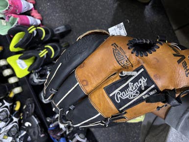 Used Rawlings FASTBACK BB/SB Glove RH Throw Brown 12" 11605-S000208880
