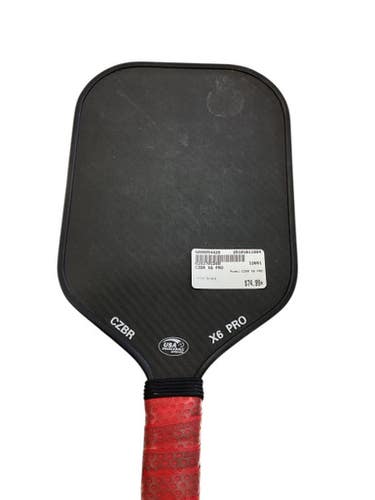 Used CZBR X6 PRO Pickleball Racquet Black 11884-S000054428