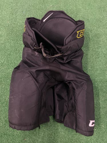 Black Senior Medium CCM Tacks 2052 Hockey Pants (Used)