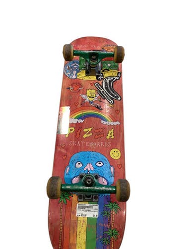 Used PIZZA SKATEBOARDS Complete Skateboard Pink Regular 11884-S000054399