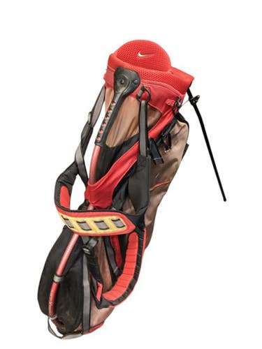 Used Nike XTREME BAG RED AND ORANGE Mens Cart Bag Orange 11884-S000054396