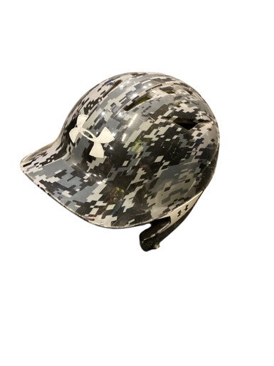Used Under Armour BASEBALL HELMET Batting Helmet No Mask Grey MD 11884-S000054385