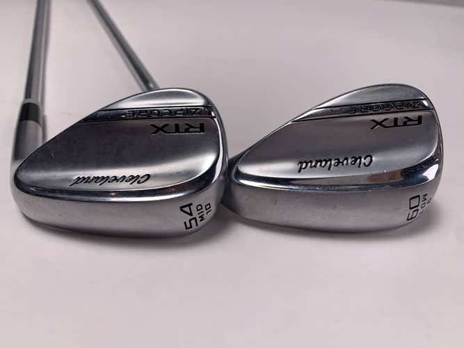 Cleveland RTX ZipCore Tour Satin Wedge Set 54* 10 | 60* 6 DG Tour Spinner RH