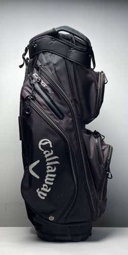 Callaway ORG 14 Cart Bag Black 14-Way Divide Single Strap Golf Bag