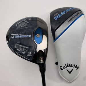 Callaway Paradym Ai Smoke Max 3 Fairway Wood 15* Tensei Blue Mens RH HC