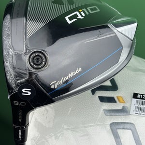 TaylorMade Qi10 Driver 9* LEFT Hand Ventus TR 5S Stiff Flex w/ Headcover LH NEW!