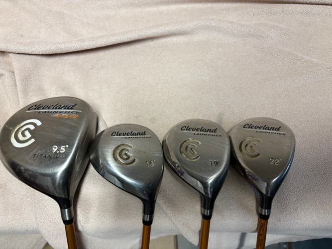 Men's Cleveland Launcher Right Handed Clubs (Full Set) Regular Flex 4 Pieces (Used)