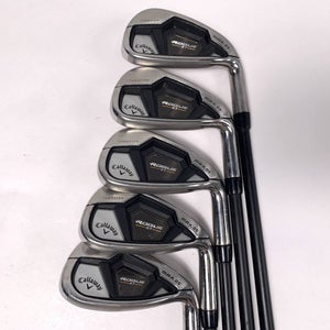 Callaway Rogue ST Max OS Iron Set 6-9+GW Cypher Forty 4.0 40g Ladies RH