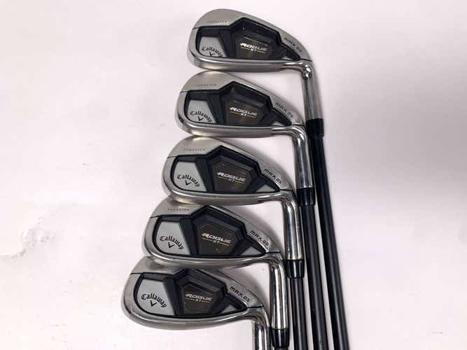 Callaway Rogue ST Max OS Iron Set 6-9+GW Cypher Forty 4.0 40g Ladies RH