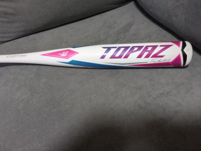 Easton Topaz Alloy Bat (-10) 18 oz 28" (Used)