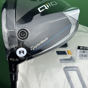 TaylorMade Qi10 Driver 10.5* LEFT Hand Ventus TR 5R Regular w/ Headcover LH NEW!