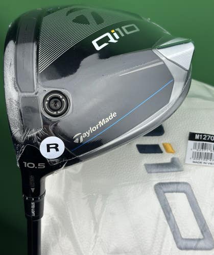 TaylorMade Qi10 Driver 10.5* LEFT Hand Ventus TR 5R Regular w/ Headcover LH NEW!