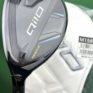 TaylorMade Qi10 Rescue 3-Hybrid 3H 19* LEFT Hand Stiff Flex Ventus TR HB 7S NEW!