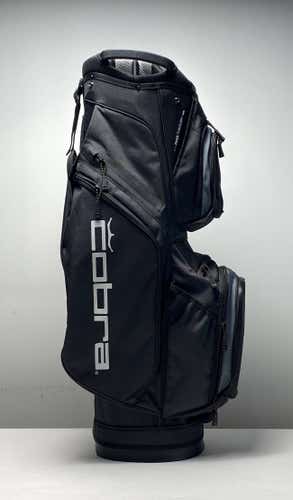 Cobra AIR Cart Bag Black/Red 14-Way Divide Single Strap Golf Bag