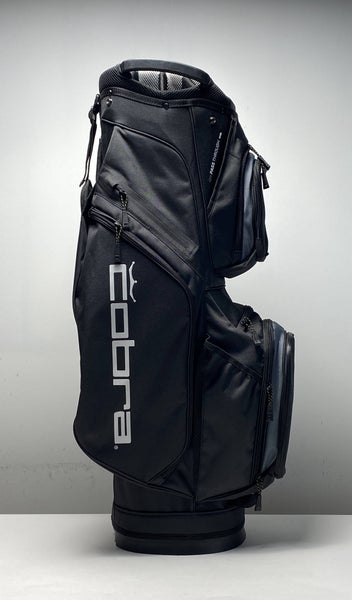 Cobra AIR Cart Bag Black/Red 14-Way Divide Single Strap Golf Bag