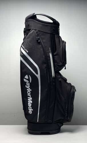 Taylormade Cart Lite Cart Bag Black 14-Way Divide Single Strap Golf Bag