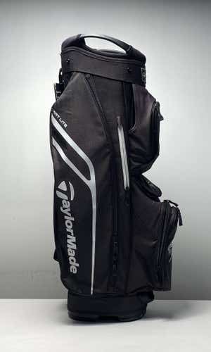 Taylormade Cart Lite Cart Bag Black 14-Way Divide Single Strap Golf Bag
