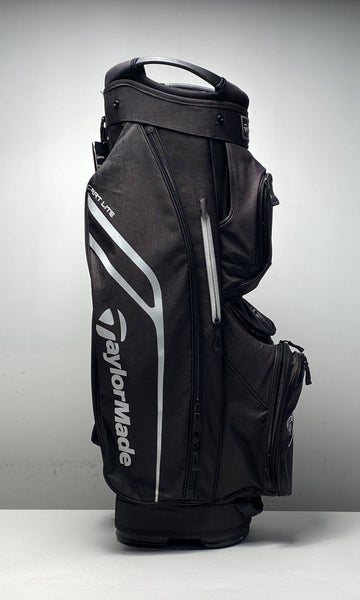 Taylormade Cart Lite Cart Bag Black 14-Way Divide Single Strap Golf Bag