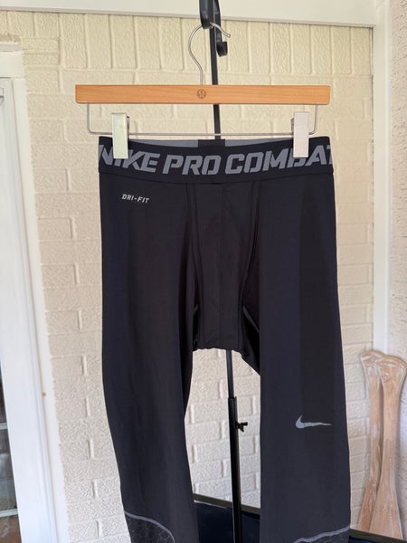 Nike Pro Combat Dri-Fit Compression Pant Men’s Black Size Large Excellent Cond!