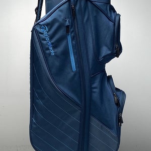 Taylormade Kalea Pemier Ladies Cart Bag Blue 15-Way Divide Single Strap Golf Bag