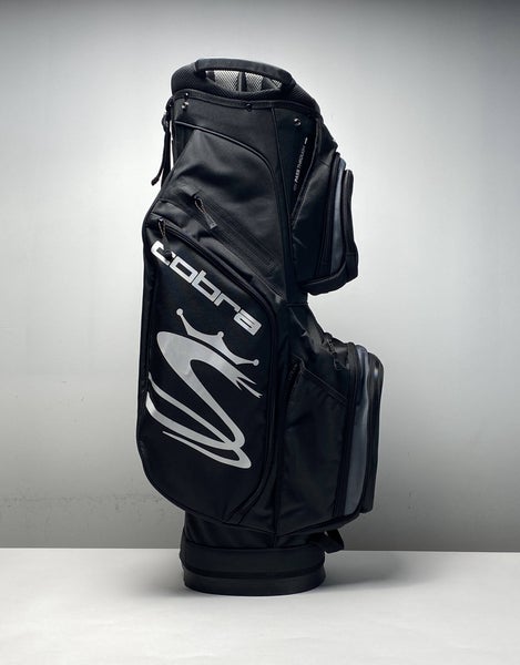 Cobra AIR Cart Bag Black/Red 14-Way Divide Single Strap Golf Bag