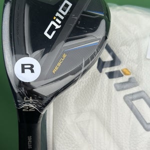 TaylorMade Qi10 Rescue 4-Hybrid 4H 22* LEFT Hand Regular Ventus TR Blue LH NEW!