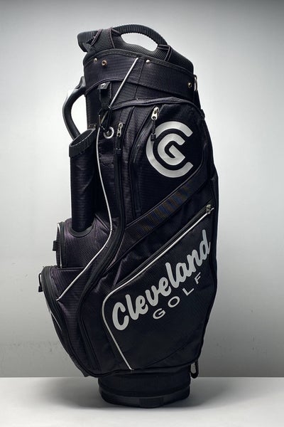 Cleveland Lightweight Cart Bag Black 14-Way Divide Single Strap Golf Bag