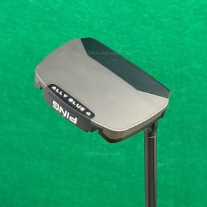 Ping 2024 PLD Milled Ally Blue 4 35" Gunmetal Slant-Neck Mallet Putter Golf Club