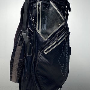 Sun Mountain 2017 55 LS Stand Bag Black 4-Way Divide Dual Strap Golf Bag