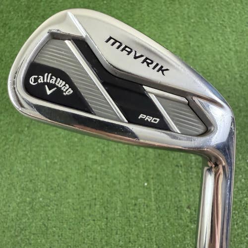 Callaway Mavrik Pro 7 Iron Steel True Temper Elevate Stiff Flex +1/2 Long