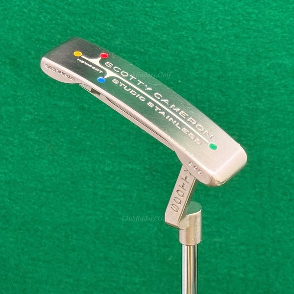 Scotty Cameron Studio Stainless Newport 33" L-Neck Blade Putter Titleist w/ HC