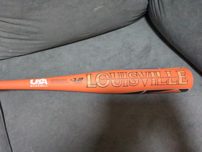 Louisville Slugger Atlas Alloy USABat Certified Bat (-12) 18 oz 30" (Used)