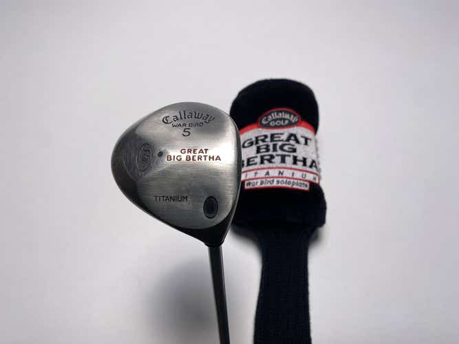 Callaway Big Bertha Warbird 5 Fairway Wood 18* BB UL Regular Graphite Mens RH HC