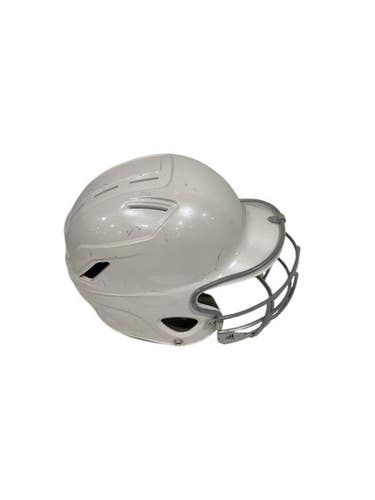 Used Adidas Batting Helmet w/Mask Grey SM 11847-S000030376