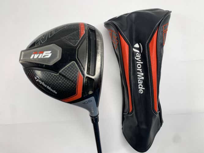 TaylorMade M6 Driver 10.5* Fujikura Atmos Red 5R Regular RH HC Midsize Grip
