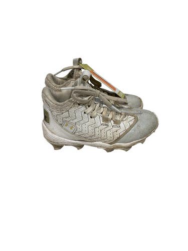 Used Under Armour Youth FB Cleats White Youth 11.0 11847-S000030035